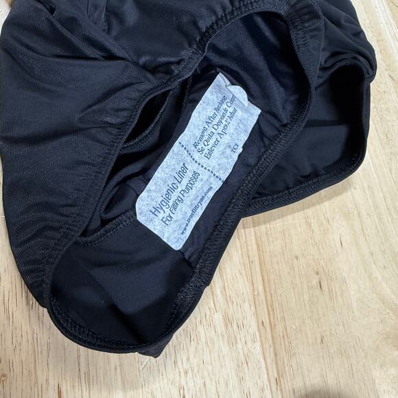 Miraclesuit NWT Solid Black Net Work Madero Underwire One Piece Swimsuit Size 14 - Picture 12 of 13